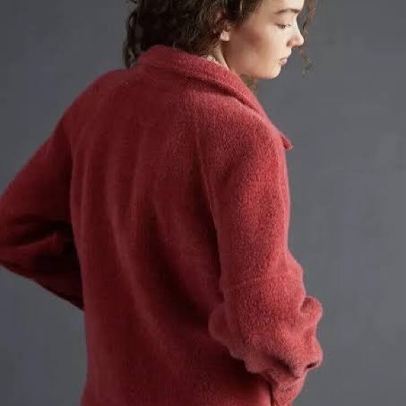 Greylin Anthropologie Red Teddy Jacket - Picture 10 of 11